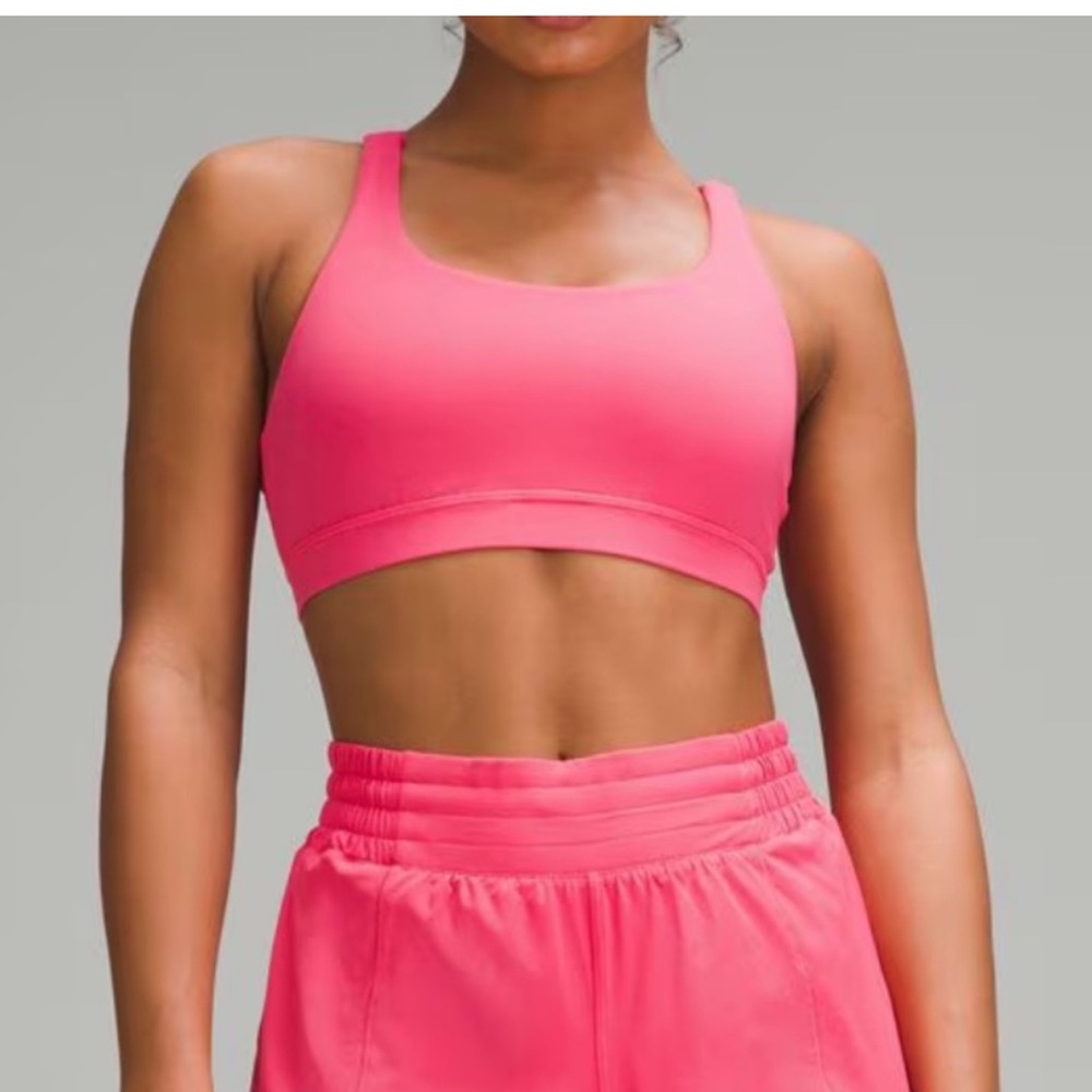 Lululemon Energy Sports Bra Pink